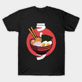 Retro Ramen (ラーメン) Vintage Aesthetic Ramen Japanese Food Lover T-Shirt